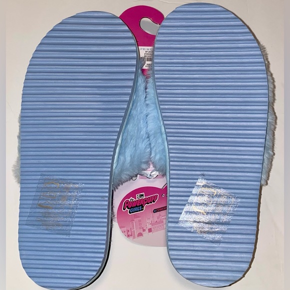 The Powerpuff Girls Women’s Slippers Color: Light Blue Size: Large - Picture 10 of 12